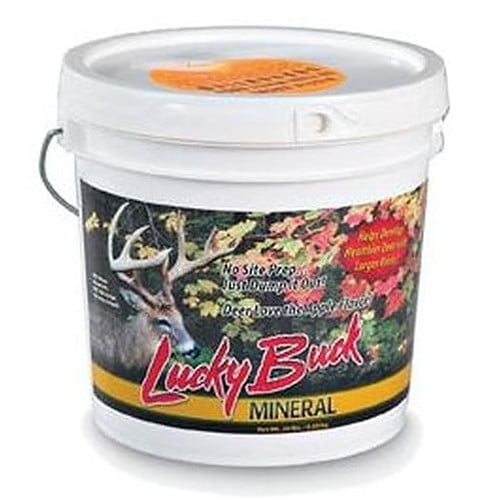 Lucky Buck LBM20 Deer Mineral Supplement, Apple Flavored, 20 lb Bucket