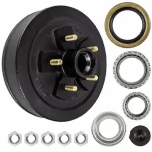 Trailer brake drum for 3500-lb