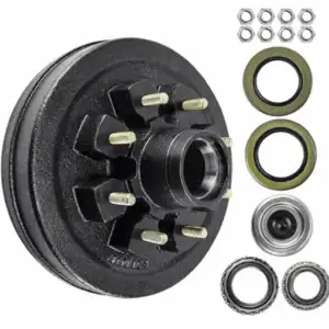 Trailer brake drum for 7000-lb