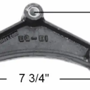 Curved Equalizer for 1-3/4in Wi