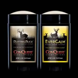 ConQuest Scents 1259 Rutting Buck Pack Incl: Rutting Buck & Ever Calm Stick Was Based Appl. Reseal Pouch