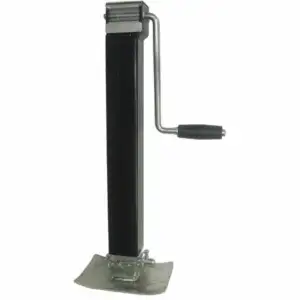 Square drop leg jack; 5000lb ca