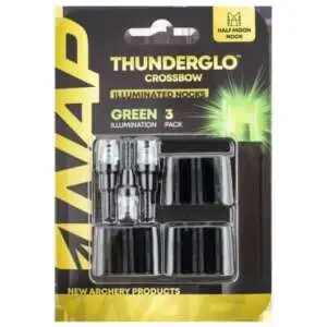 NAP NAP-ILLNX-GR-3PK ILLN HALF MOON NOCK XBOW GRN