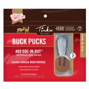 TINKS W6340 #69 BUCK PUCKS SCENT HANGERS PACK