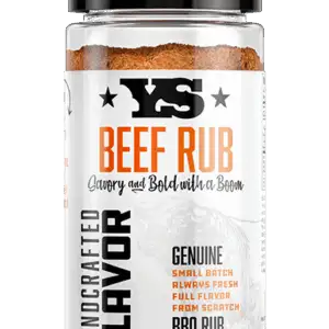 YODER SMOKERS 1080-02 YS, Rub, Beef, 14 oz