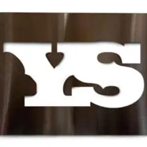 YODER SMOKERS A91544 Stainless Steel YS Counterweight Sign