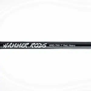 Hammer Rods Elite Series Baitcaster 7′ Micro Guide – Medium Heavy