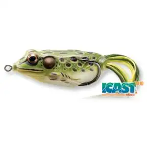 Live Target FGH55T500 Hollow Body Frog – Green/Yellow
