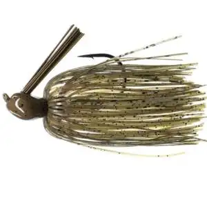 Dirty Jigs CPGRP-38 Luke Clausen Compact Pitchin’ Jig; Green Pumpkin; 3/8oz