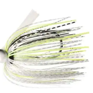 Dirty Jigs NJSJCSHD-38 No-Jack Swim Jig; Chartreuse Shad; 3/8oz