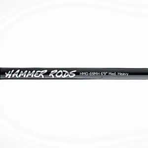 Hammer Rods HMG69MH Elite Series 6′ 9″ Baitcaster Micro Guide – Medium Heavy