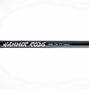 Hammer Rods HMG73H Elite Series 7′ 3″ Baitcaster Micro Guide – Heavy