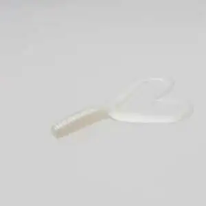 ZOOM 020-045 ZOOM Creepy Crawler Twin Tail 3″ White Pearl