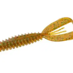 ZOOM 130-097 ZOOM Z-Craw Jr 3.5″ Rootbeer Pepper Green
