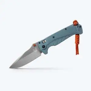 Adira™ Drop-Point Knife – Depth Blue Grivory® Handle