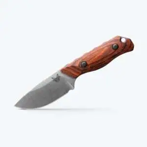 Hidden Canyon Hunter Drop-Point Knife – Stabilized Wood Handle