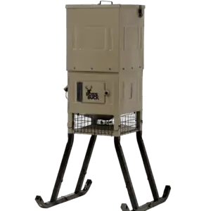 300# STAND & FILL SLED FEEDER W/ DIVERTER PLATE & SOLAR PANEL