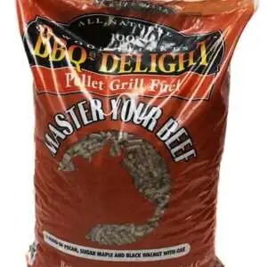 Delano 00420 BBQr's; Pellet;Master Your Beef; 20LB