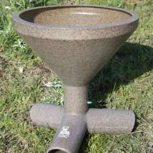 PROTEIN LOWER UNIT POLY 6" W/ 3 WAY HEAD