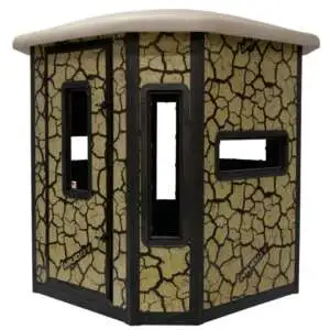 BULL BOX BLIND / STEEL WALL CONSTUCTION / CRACKED MUD CAMO