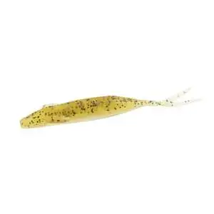 Zoom Winged Fluke 5in Champagne Pepper Pearl 6pk