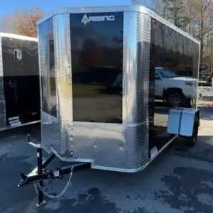 Arising Trailer 6X12 SA ENCLOSED Black - ARI6x12BLK