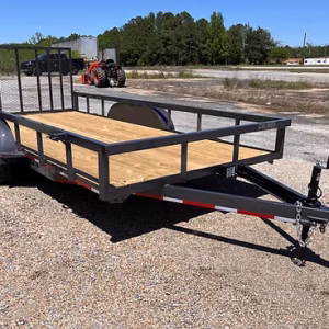 Caliber Trailers - CALWG714 - 7X14 7K WRAP TONGUE HD UTILITY TRAILER
