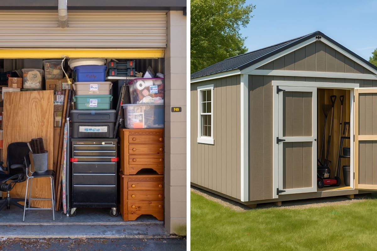 Why Are Storage Sheds Better Than Storage Units?