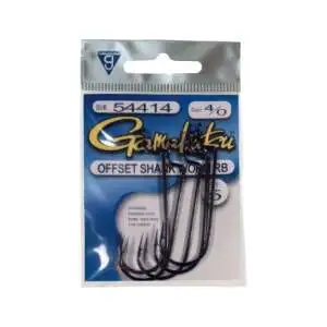 Gamakatsu 54414 Gamakatsu Nano Alpha Worm Hooks – RB Black