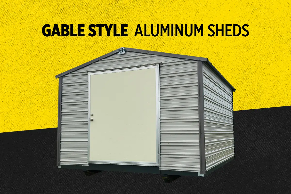 Gable Style Aluminum Storage Shed