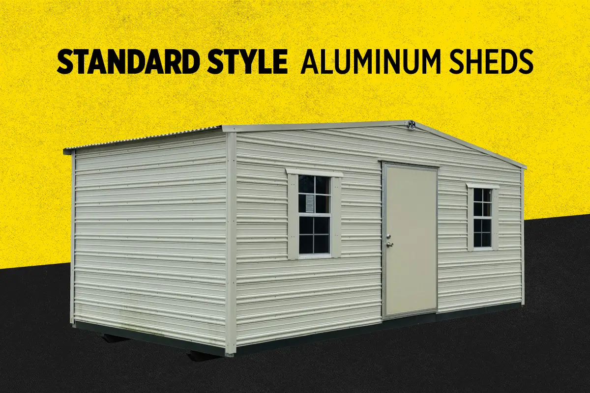 Standard Aluminum Storage Shed