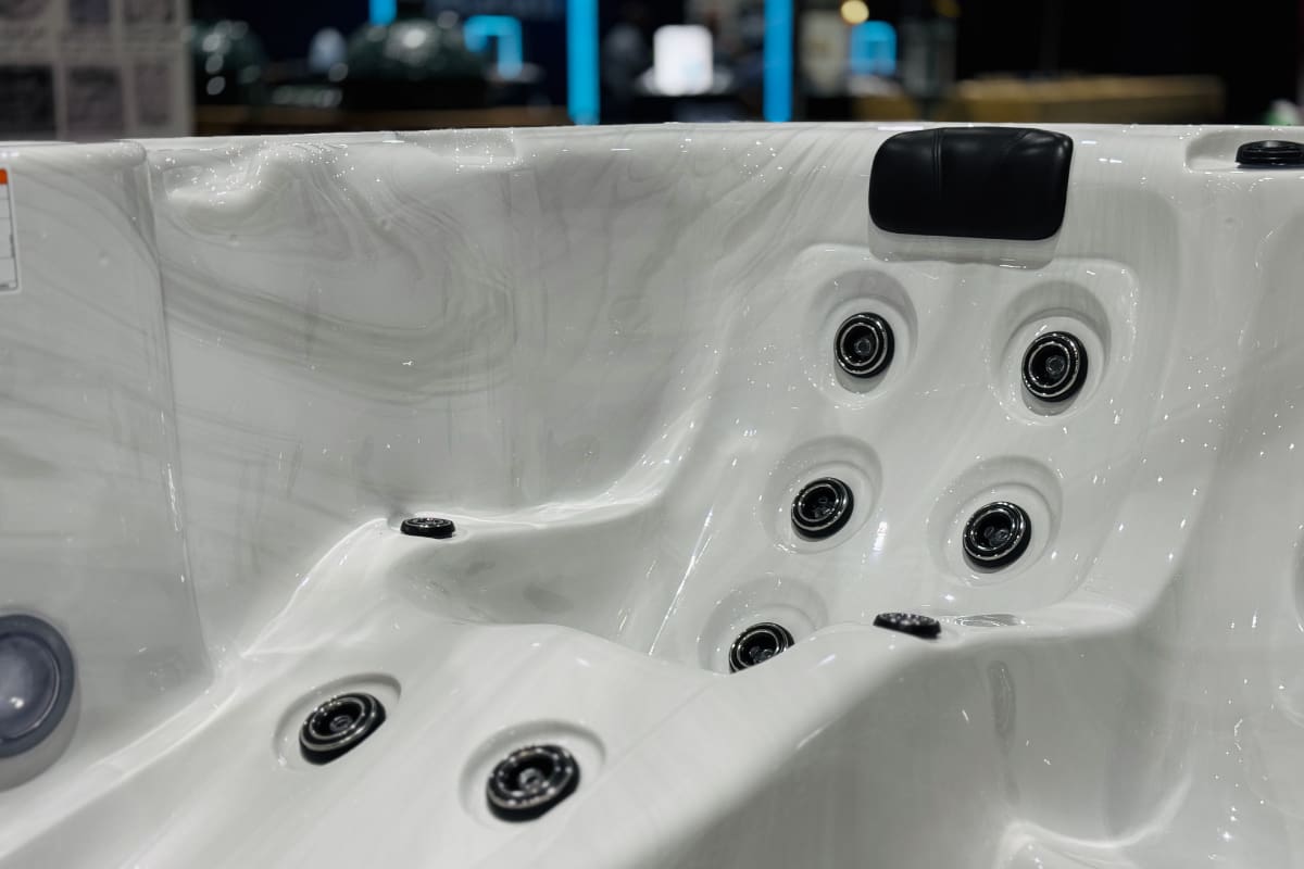 Hot tub jets detail