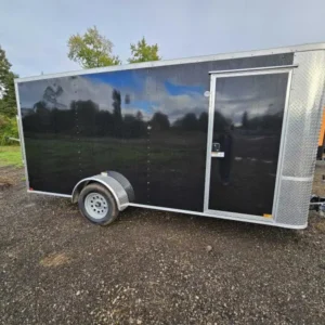Arising ARI7x14BLK - Eko Black Single Axle Enclosed Trailer