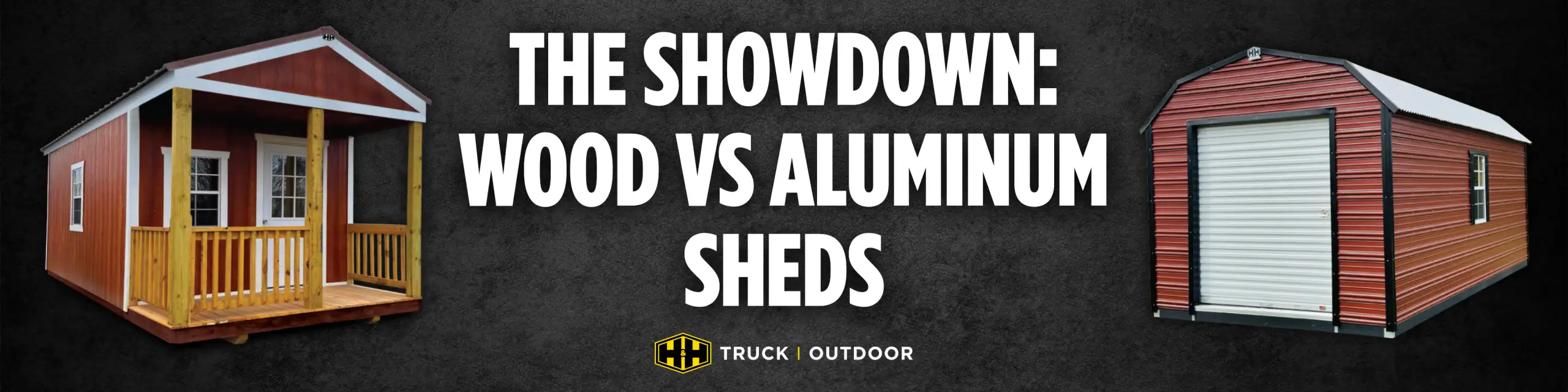 Wood Sheds vs Aluminum Sheds: The Showdown