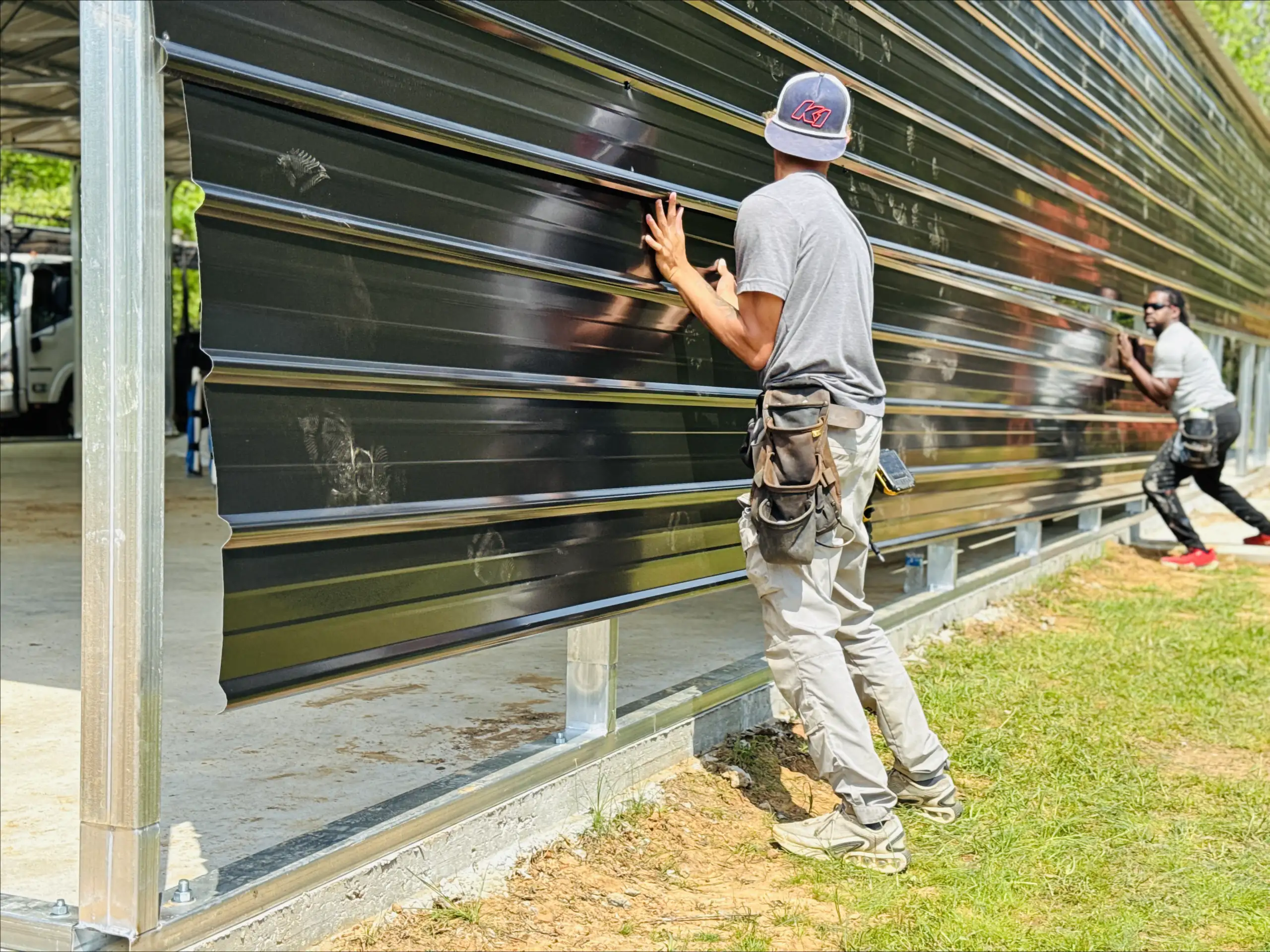 Professional carport installation
